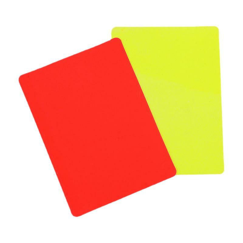 Professional football red and yellow cards record football match referee tools and equipment football match accessories