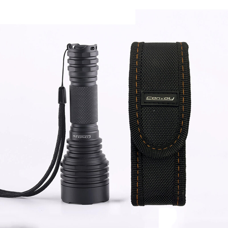Convoy C8+ With Luminus SST40 Led Portable Flashlight Torch With 1 mode Modes Lighting Outdoor Hiking Camping Led Flashlight