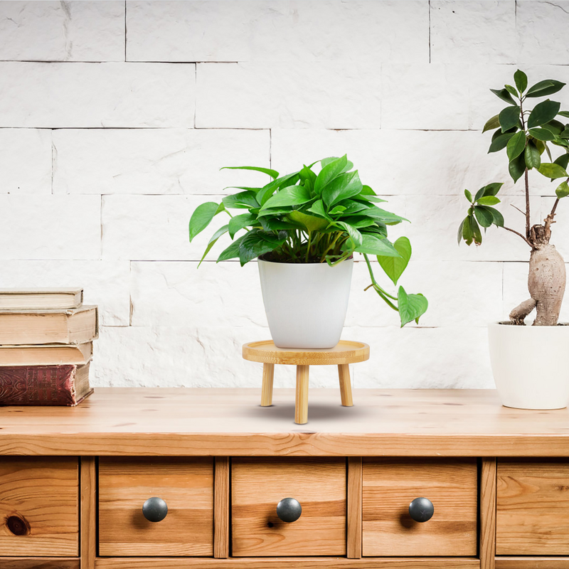 Pot Penyangga Bunga Rak Bangku Kayu Luar Ruangan Dalam Ruangan Pot Bunga Kecil Rak Meja Berkebun Pot Tanaman