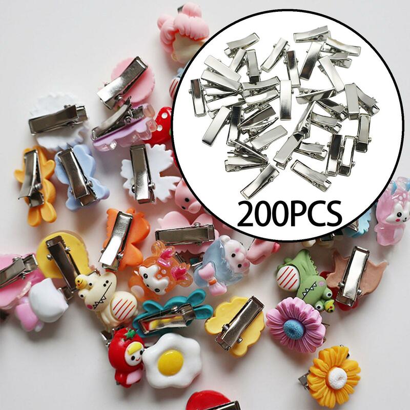 200x Alligator Hair Clips Simple Women Girls Casual Versatile Metal DIY Clips for Arts Crafts Hair Styling Makeup Salon Projects