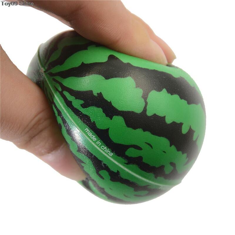 Giocattolo gonfiabile per bambini giocattolo 6.3cm palla di plastica palla di anguria PVC palla antistress regali per bambini
