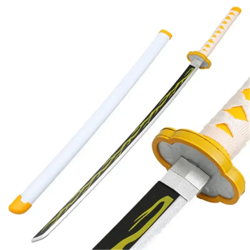 Anime Ninja Faca Espada de Madeira, Katana Prop, Cosplay Arma, Satoman Tanjiro, 1:1, 104cm