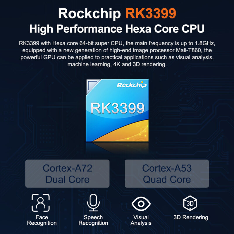 Liontron Rockchip ARM RK3399 Android Linux Industrial Mini Pc Core Slim Pc Compact Computer Fanless Single Board Computer