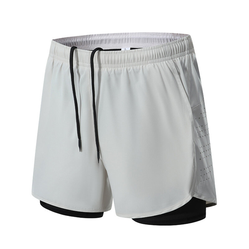 Спортивные шорты мужские, легкие Свободные Штаны для фитнеса, спортзала, регулярных летних тренировок, дышащие, повседневные, удобные