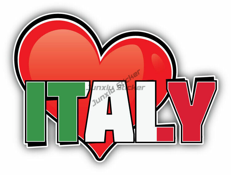 ملصق PVC الإيطالي لعلم إيطاليا ، شارة ، مناسب لتزيين الخدش المغطى ، طاولة الخوذة ، دراجة نارية ، دراجة للطرق الوعرة ، سيارة ، ملحقات لصائق