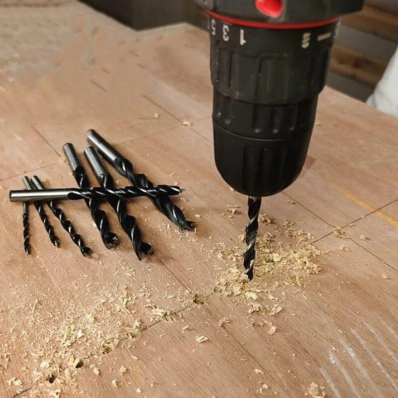 1 peças de alta resistência carpintaria torção broca brocas madeira com ponto central 3mm diâmetro para ferramentas para trabalhar madeira