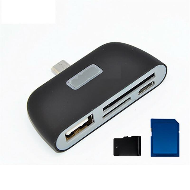 마이크로 스마트 카드 리더기, USB 2.0 데이터 변속기, 빠른 확장기 교체, 안드로이드 4.0 S6 엣지 S5 S4 메가용, 2 in 1