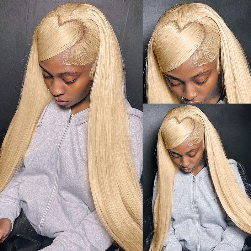 30 Inch 613 Honingblonde 13X6 Lace Front Human Hair Pruiken Braziliaanse Bot Recht Gekleurde 13X4 Frontale Pruik Voor Zwarte Vrouwen 180%