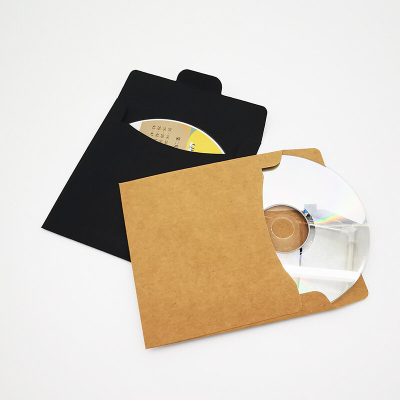 Bolsa de embalaje de CD para invitaciones de boda, sobre de papel Kraft de alta calidad, papelería Retro, suministros para pequeñas empresas, 50 unidades por lote