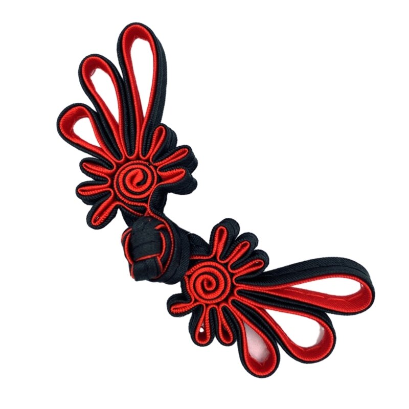 Kancing Simpul Tiongkok Sweter Syal Jubah Gesper Pengencang Kardigan untuk Dekorasi Pakaian Pengencang Cheongsam Bentuk Bunga