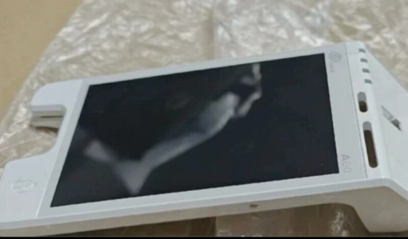 Nowy dotykowy ekran LCD do terminala PAX A60 POS z przednią ramą obudowy