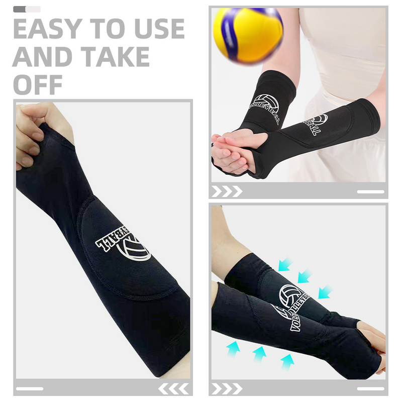 1 Pair of Volleyball Arm Sleeves Sports Arm Sleeve Volleyball Arm Protector Volleyball Arm Guards