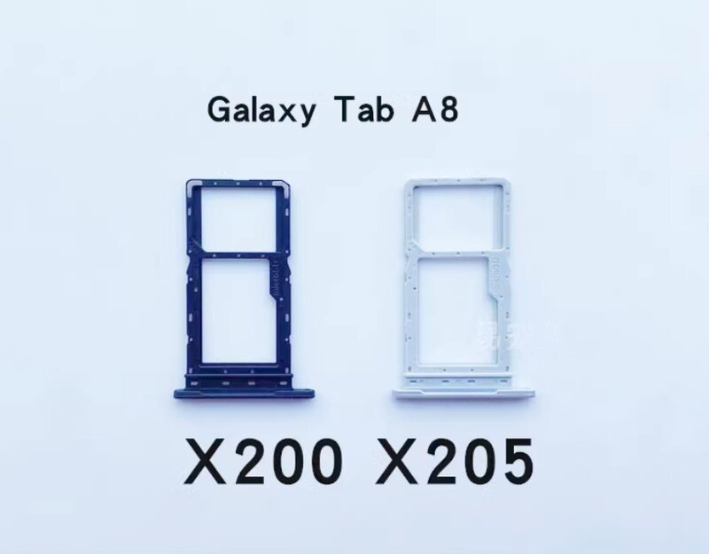 อะแดปเตอร์เสียบช่องใส่ซิมการ์ด10ชิ้นสำหรับแท็บ Samsung Galaxy A8แท็บ X200 10.5 2021 X205 SM-X205 SM-X200