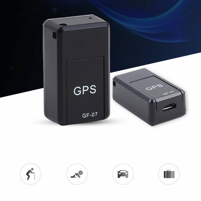 Pelacak GPS Magnetik GF07, Alat Pelacak Waktu Nyata, Pencari Lokasi GPS Magnetik Kendaraan Dropshipping
