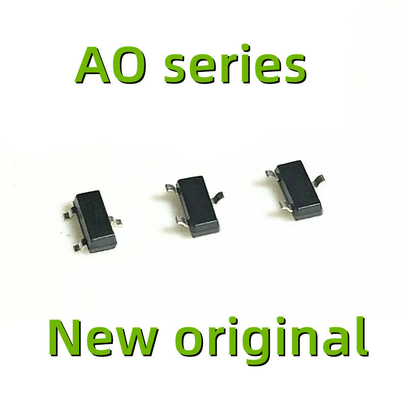 Original novo AO3400, AO3401, AO3402, AO3404, AO3405, AO3406, AO3409, AO3413, AO3415, AO3416, AO3420, AO3419, AO7400, AO7402, SOT23-3