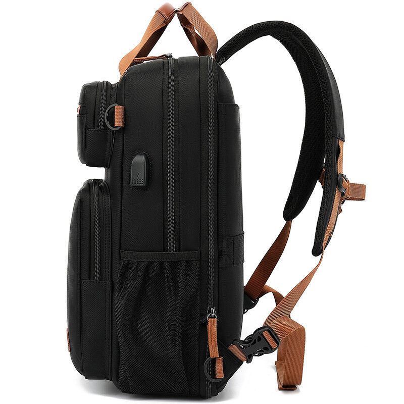 Новинка 2024, повседневный деловой рюкзак для ноутбука 15,6 дюйма, водонепроницаемый рюкзак из ткани Оксфорд с защитой от кражи, дорожный рюкзак