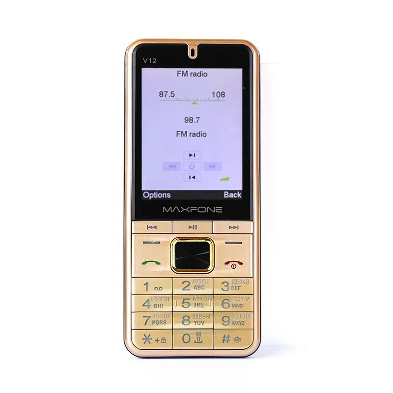 GSM 4 tarjetas SIM, Radio portátil, MP3, MP4, cámara, grabadora de antorcha grande, teléfonos Chinos Baratos, teclado ruso