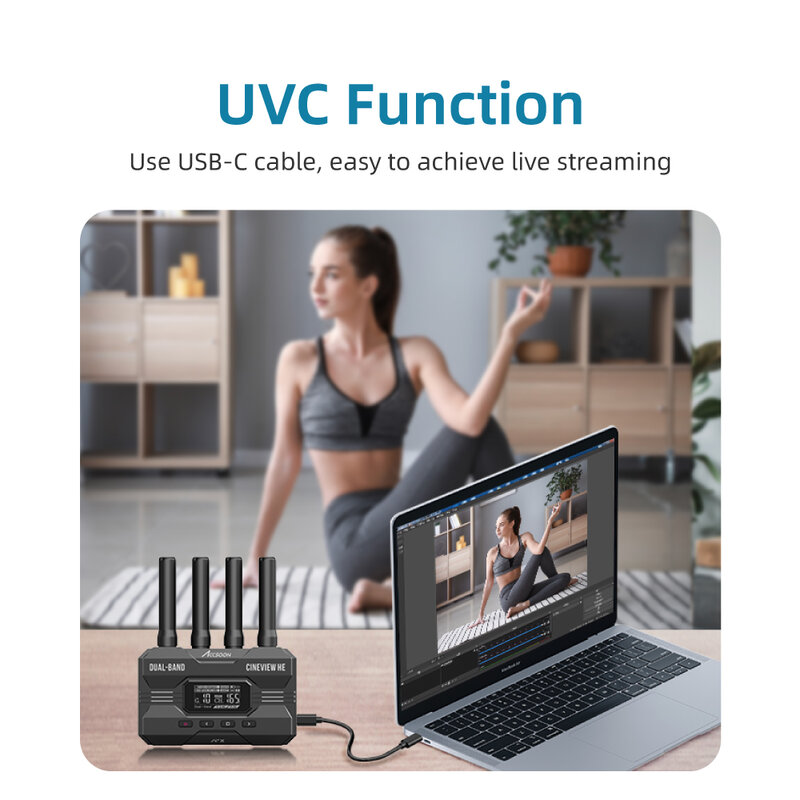 300m Wireless Transmission HDMI Extender Video Transmitter Receiver 1 to 4 for Camera Live Streaming PS4 PC to TV