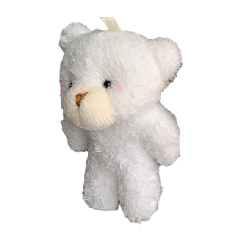 Короткий плюшевый кулон, милый брелок с медведем, свадебный декоративный медведь, кукла, подарок для девочек