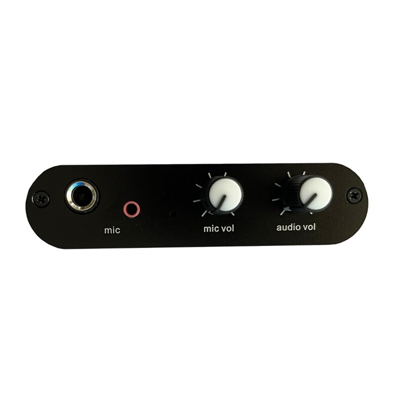 6.5mm Dynamic Microphone 3.5mm Condenser Microphone Amplifier Headphone Amplifier Audio Preamplifier Mixing Board MA-2S