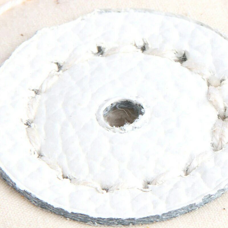Amoladora de rueda de pulido de tela de pelusa de algodón, herramientas de franela de rueda de pulido de espejo de joyería de oro y plata, 3-8 pulgadas