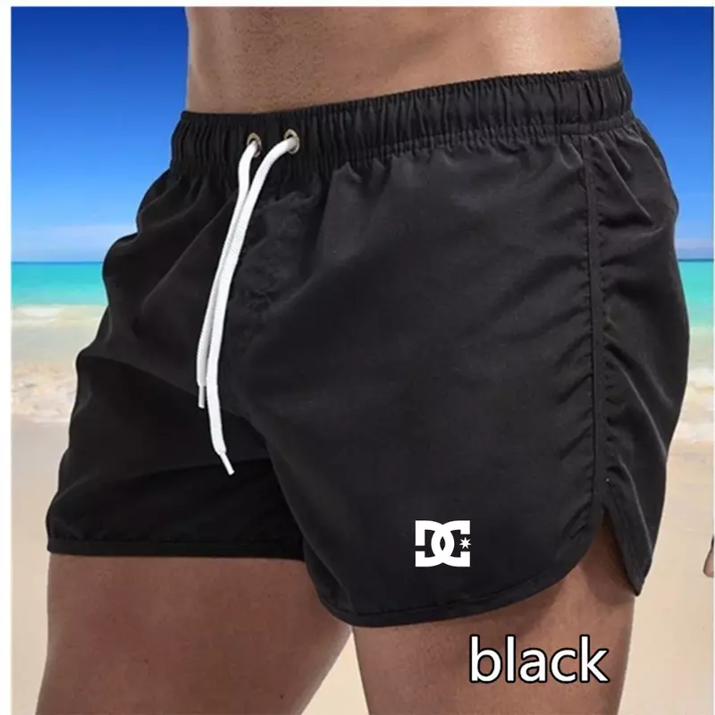 Men's beach casual shorts, swimming vacation shorts, 2024 new hot summer swimming shorts, fitness running shorts, beach shorts