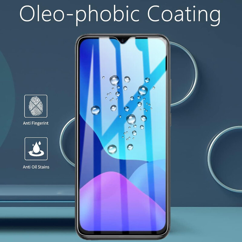 2/4Pcs Screen Protector Glass For OPPO A91 Tempered Glass Film