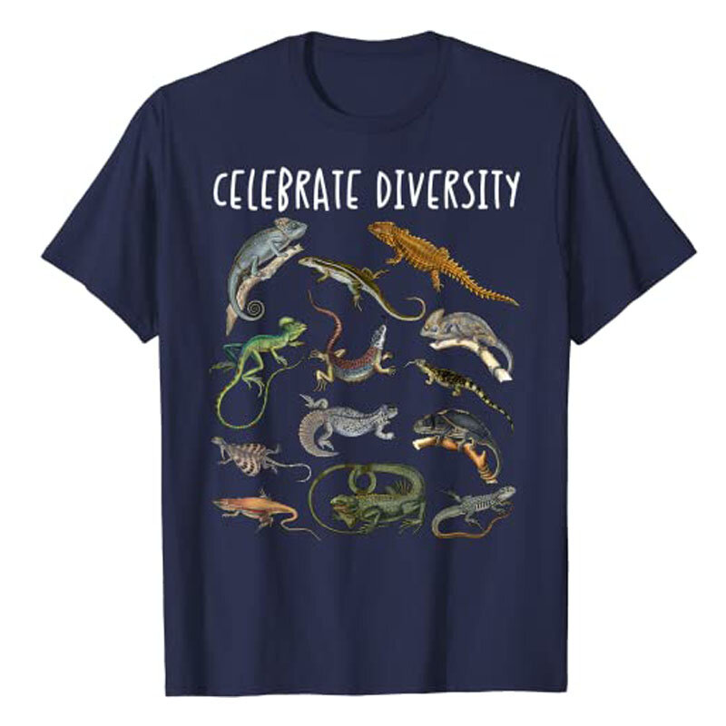 Lizardのさまざまな種類のTシャツ,レプタイルのシャツ,lizardedギフト,楽しいグラフィックTシャツ,コットンTシャツ,半袖ブラウス