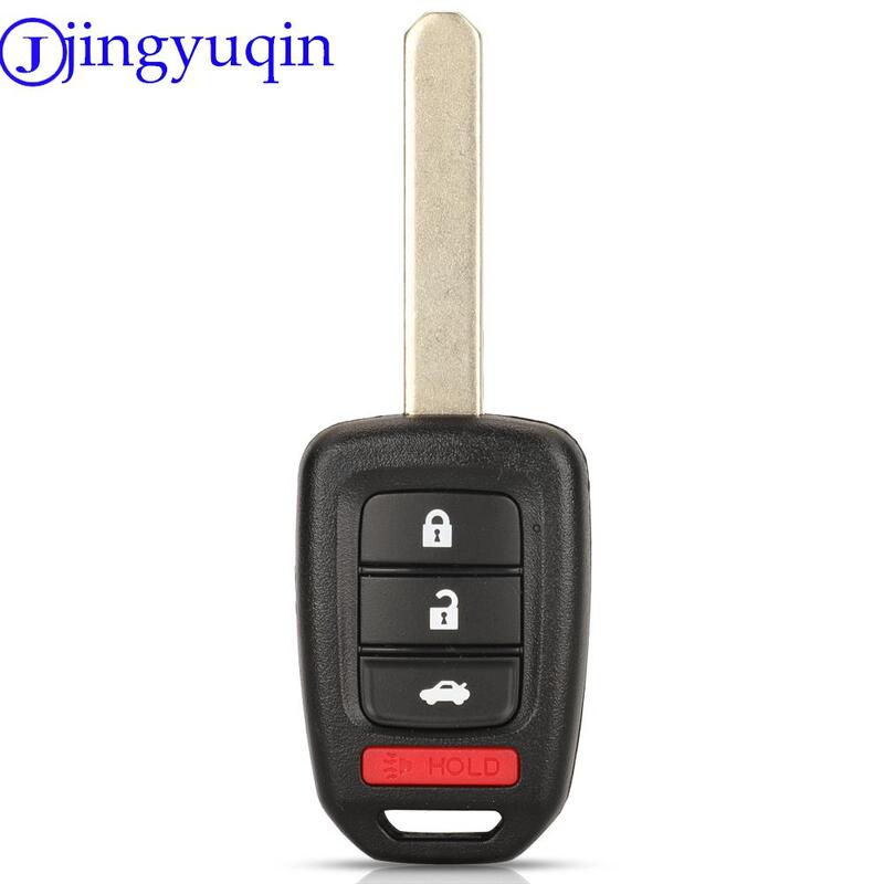 Автомобильный ключ jingyuqin, чип PCF7961, дистанционный ключ для Honda 2013-2015 CRV 2013-2017 Accord Civic, подходит для Φ ID47 313,8/433 Mhz