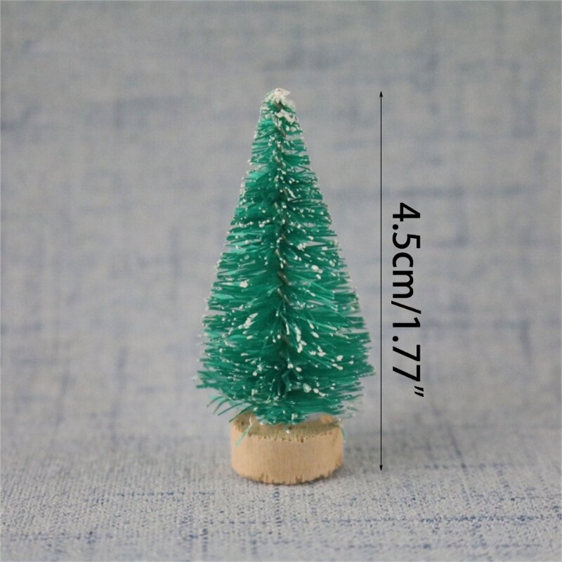12 szt. Sztuczna miniaturowa choinka obrus świąteczny nowy rok