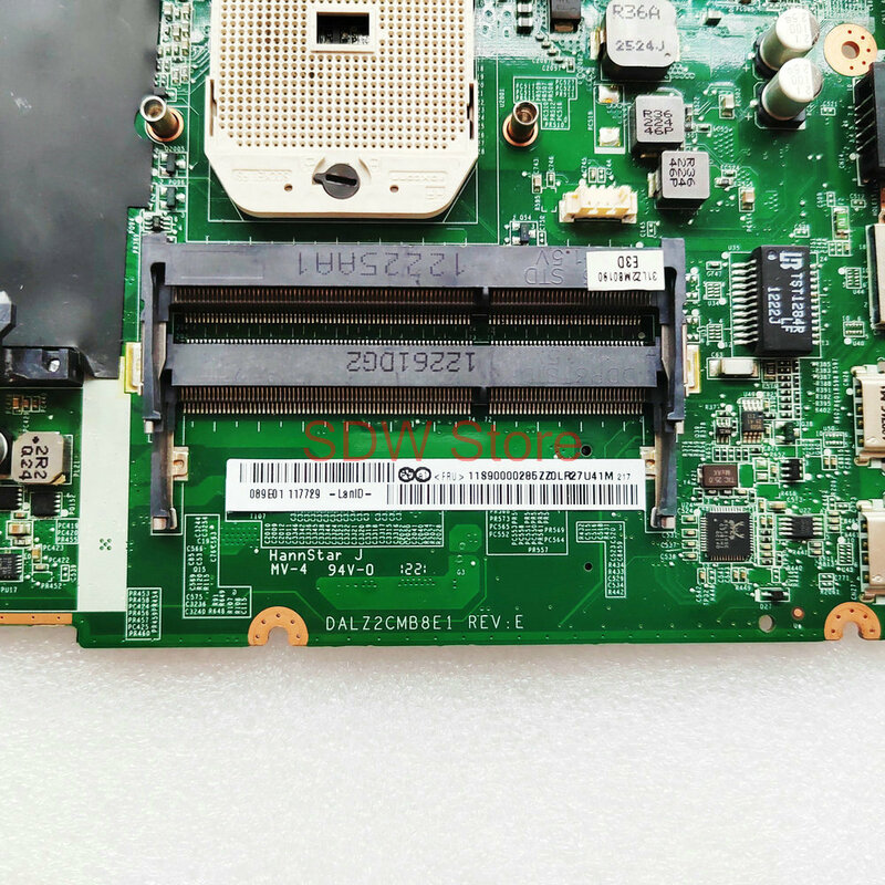Para Lenovo Ideapad Z485 Laptop Placa Mãe Z485 Notebook DALZ2CMB8E1 Placa-mãe DDR3