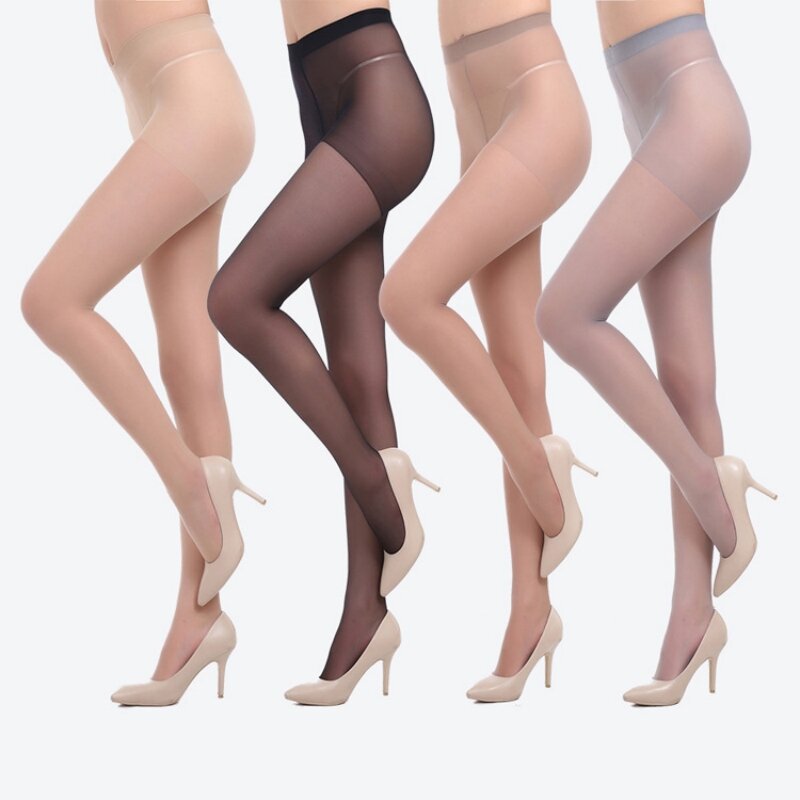 2024 NEW 0D Women Tights Seamless Pantyhose Ultra-thin Nylon Tights Sheer To Toe Stockings Female Sexy Pantyhose Transparent