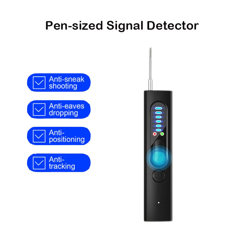 Mini détecteur de signal sans fil, localisateur de caméra, détecteur de suivi avec module laser, détection anti-surveillance, caméra de prise de vue