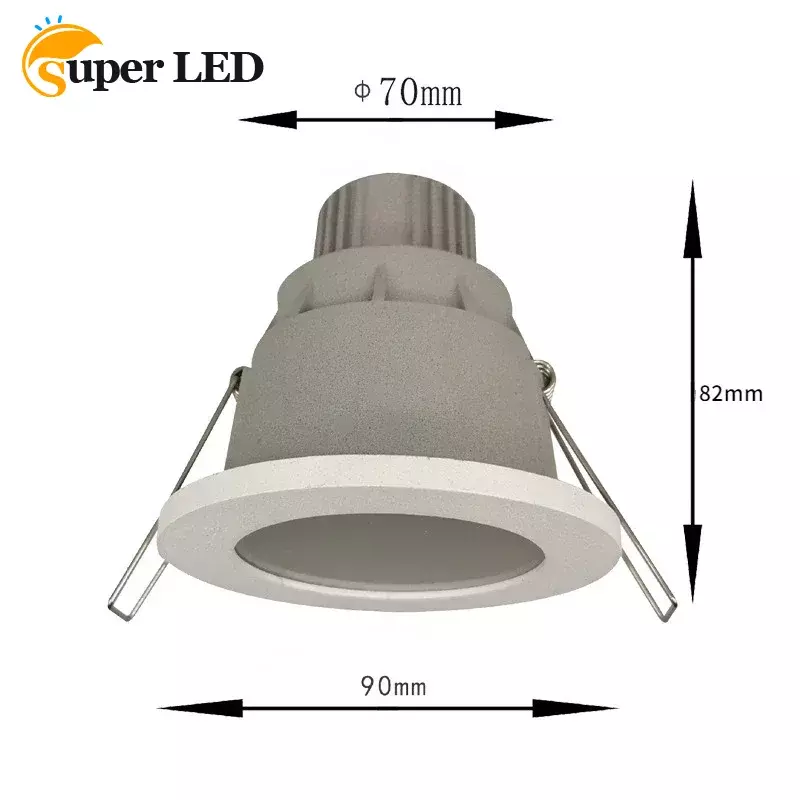 New Arrival Gu10 Lamp Holder Gu10 Surface IP44 Downlight Frame Ceiling Light Fitting Spotlight Frame
