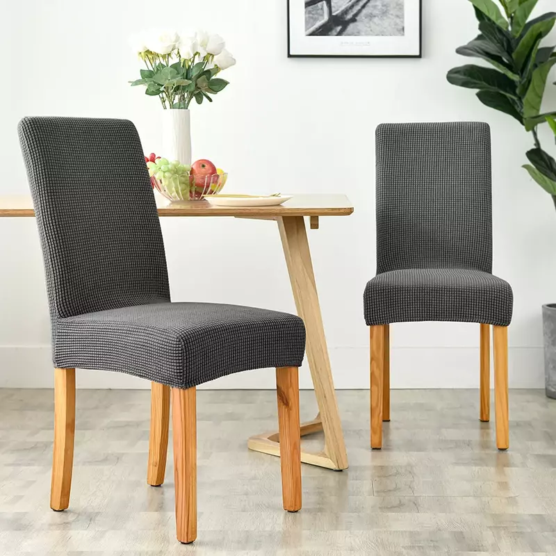 Jacquard Corn Kernel Stoff Stuhl bezug Universal größe billige Stuhl bezüge Stretch Sitz Schon bezüge für Esszimmer Wohnkultur 1St