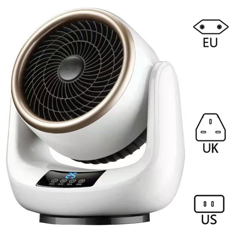 M2EE – chauffage électrique Portable à 3 vitesses, ventilateur, Mini chauffage d'air froid et chaud pour bureau