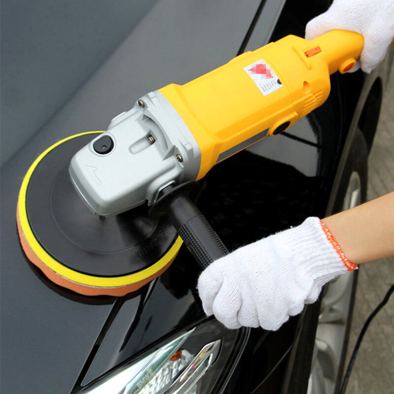 3/4/5/6/7inch Self Adhesive Disc And Drill Rod For Car Paint Care Polishing Pad Plastic + Middle Soft Layer + Black Hook 2024