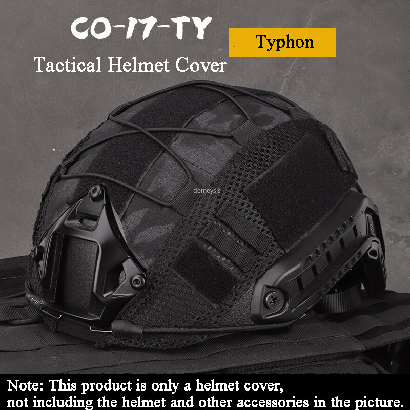 Capa tática do capacete para Fast MH PJ BJ, Airsoft Paintball, acessórios militares