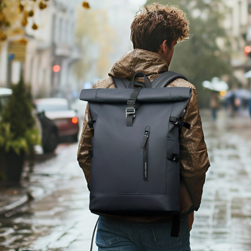 Дорожный рюкзак HcanKcan для мужчин и женщин, уличная Водонепроницаемая спортивная сумка для коротких поездок, вместительный ранец для ноутбука 15,6 дюйма