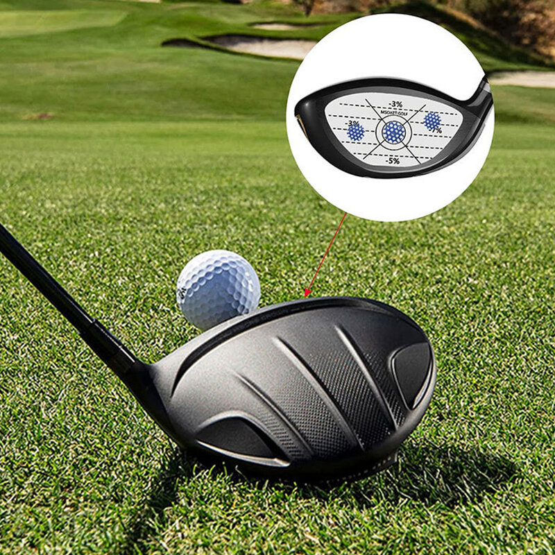 10Pcs Golf Impact Stickers Sticker etichette oversize Roll Balls colpire registratore per uomo donna accessori per la pratica del Golf