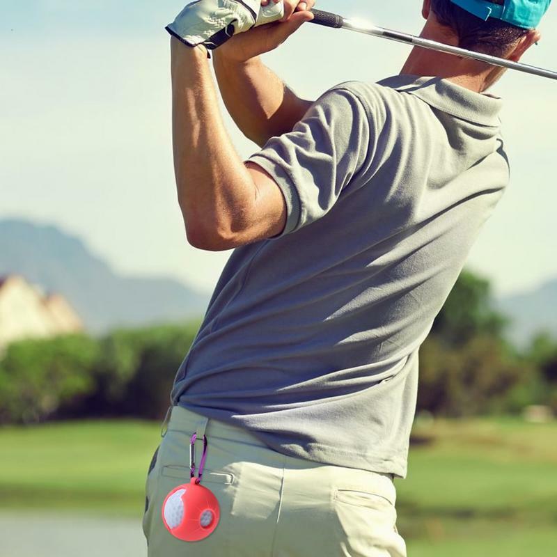 Golfball Tasche Silikon hülle Schutzhülle Tasche Halter Golf Training Sport zubehör Golf liefert Ball Fall Golf