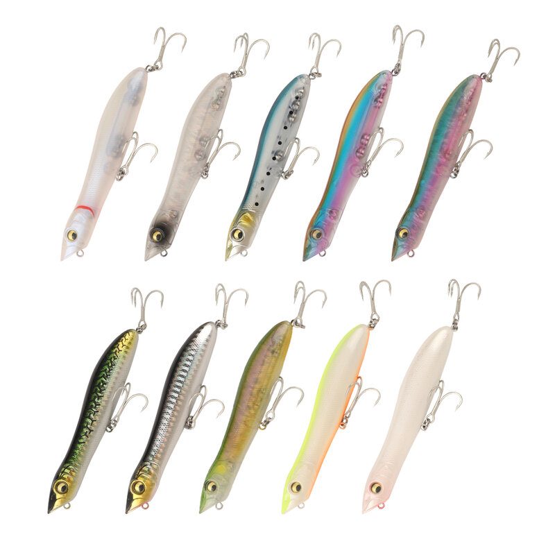 Le Fish 115mm 18.5g Topwater Pencil Rock Fishing  Surface Floating Bait for Sea bass  Walk The Dog Artificial  Lure