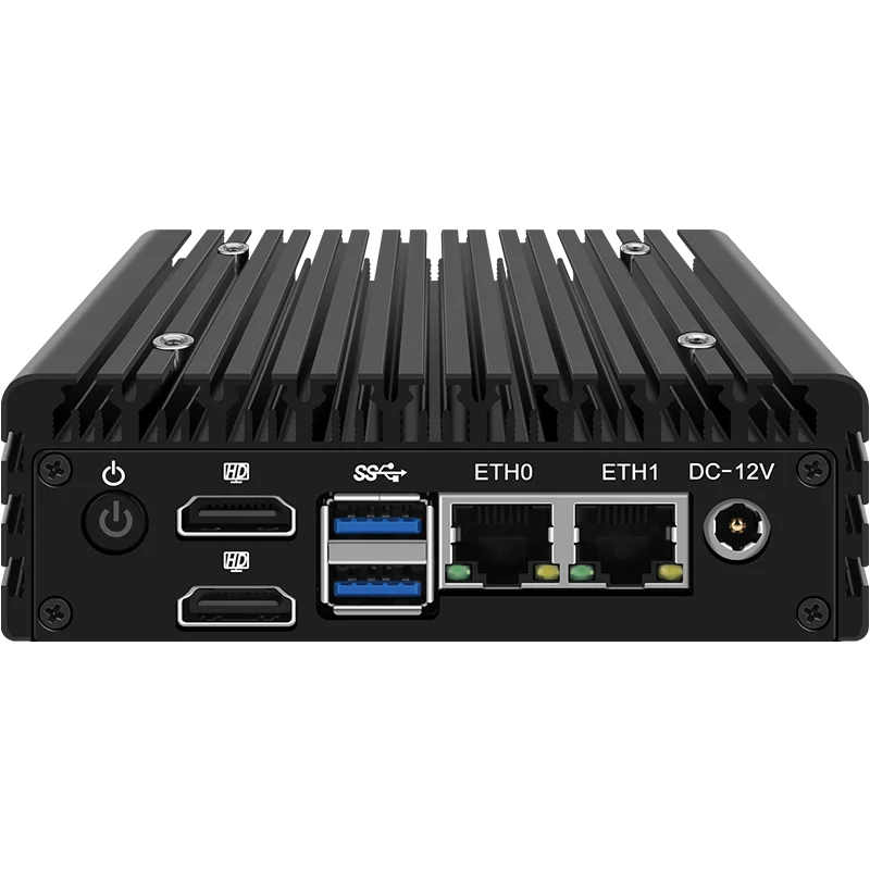 X86 Firewall Super Mini Pc 12e Gen Intel I3 N305 N100 Ddr5 4800Mhz 2 * I226-V 2.5G Lan Fanless Router Pc Proxmox Server Computer