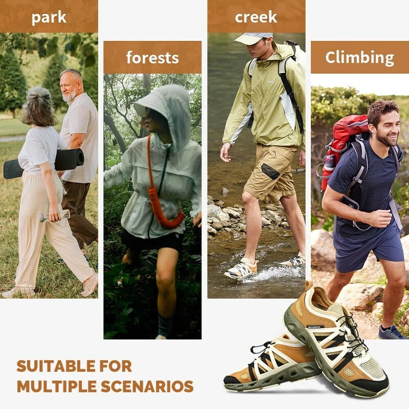 Naturehike-zapatos acuáticos para exteriores, zapatillas ligeras y transpirables de secado rápido para agua, senderismo, playa, pesca, verano, Unisex