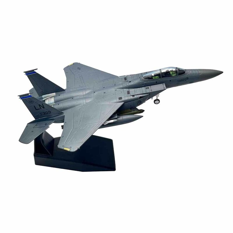1/100 Schalen Ons Leger F-15E F15e Aanval Adelaar Jachtbommenwerper Vliegtuig Diecast Metaal Geassembleerd Vliegtuig Model Kinderen Speelgoed