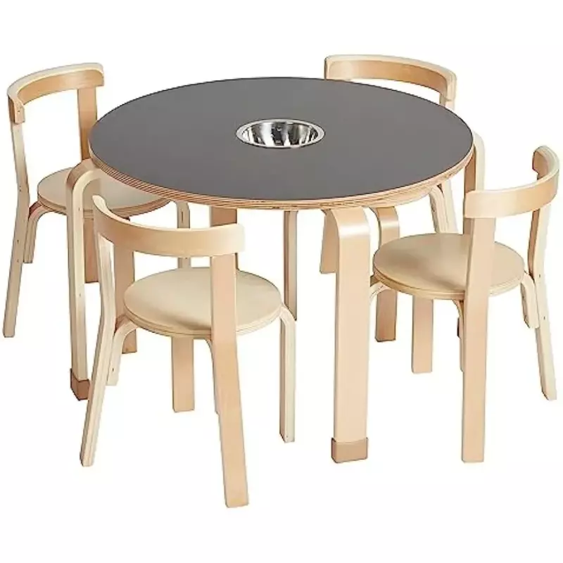 Juego de mesa y silla de pizarra, mesa y sillas de juego para niños, muebles para niños, estudio de madera, lectura