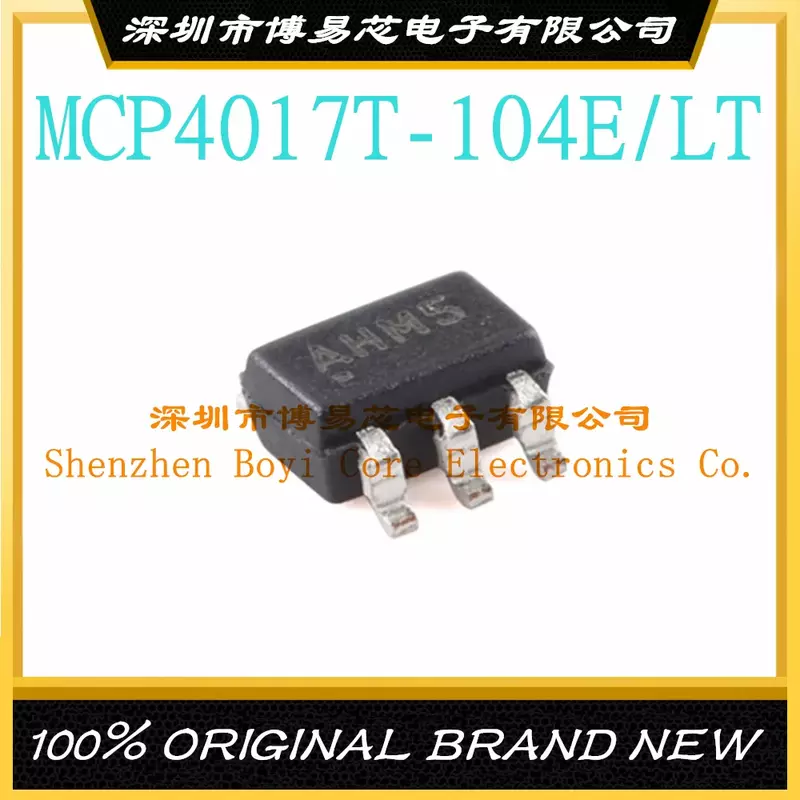 1 pces/lote MCP4017T-104E/lt pacote SC-70-6 novo original genuíno chip de conversão analógico-para-digital adc ic chip