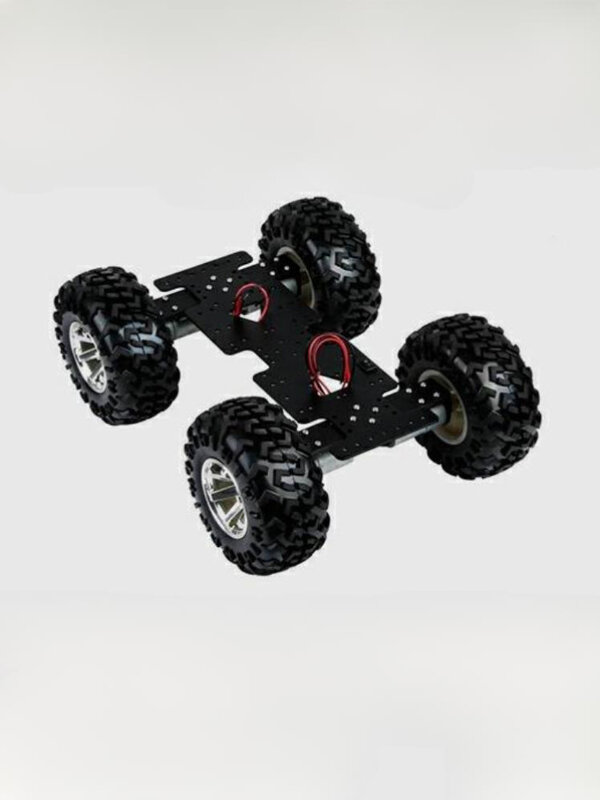 5kg carico 4WD Robot Car 12V DC Motor Off Road Wheel Chassis per Arduino Robot Kit fai da te Robot programmabile Car RC Tank Big Chassis