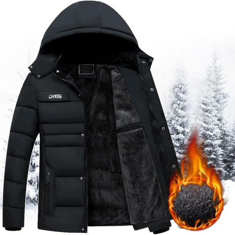 Parka jaket mantel musim dingin 2023, Luaran bertudung tahan air tebal, pakaian luar hangat kasual untuk pria
