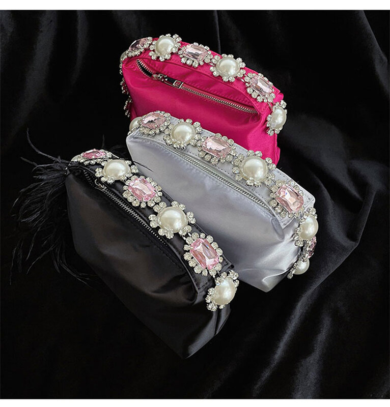 Handbag Luxury Shiny Crystal Purses Designer Rhinestones Clutch Purse Bag for women handle bag Women's bag purse eveing